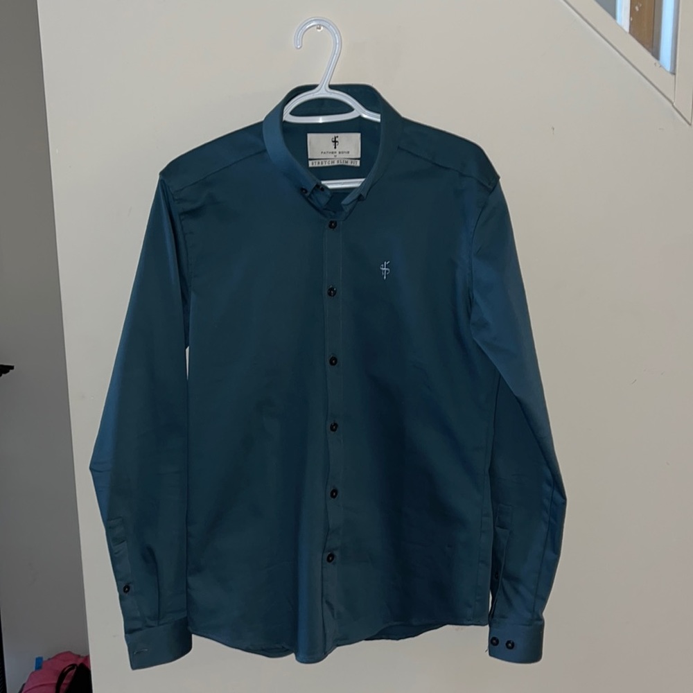 Father Sons 'stretch slim fit' shirt.